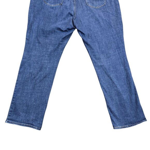 Levi’s Jeans Womens 20W Blue Classic Straight Plus Size Stretch Denim Mid Rise - Picture 14 of 15